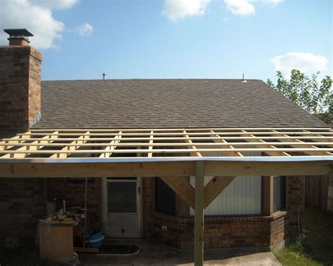 building a flat porch roof
